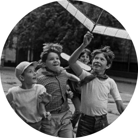 Playing children